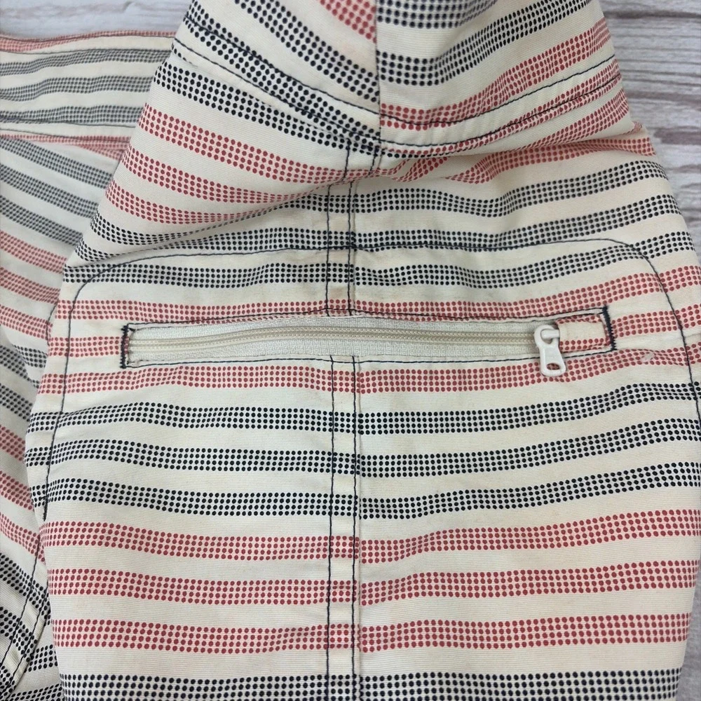 Patagonia Wavefarer Boardshorts Men's Red White Blue Stripe Stretch Drawstring